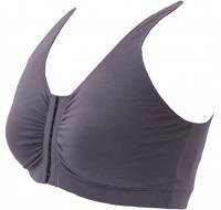 Grey Post Surgery Front Closure Bra